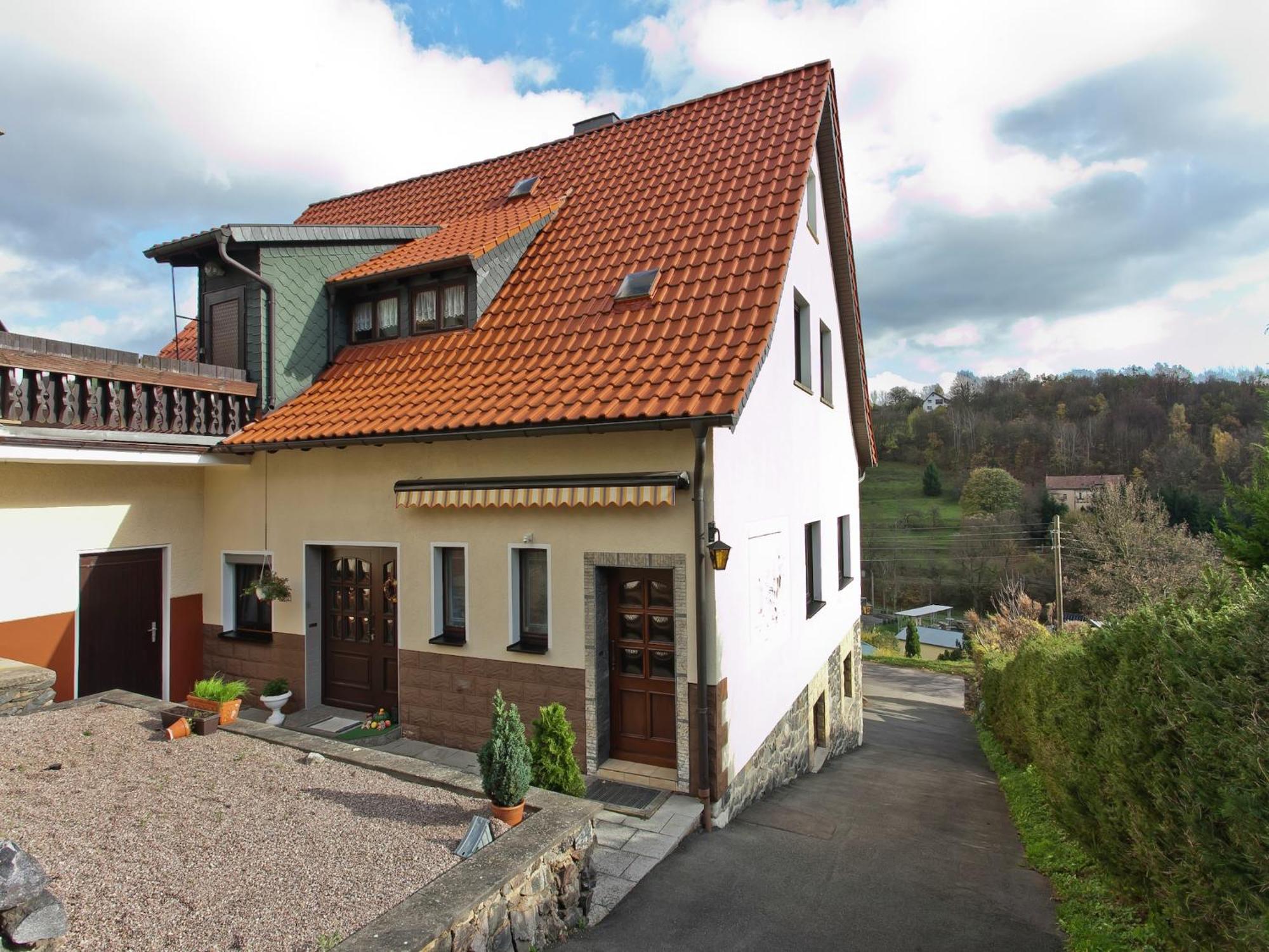 Lovely Holiday Home In The Thuringian Forest With Roof Terrace And Great View Bad Liebenstein Ngoại thất bức ảnh